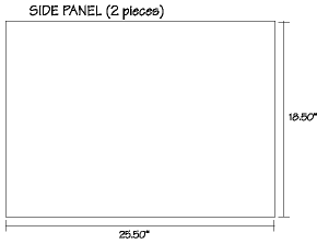 Side panels (x2)